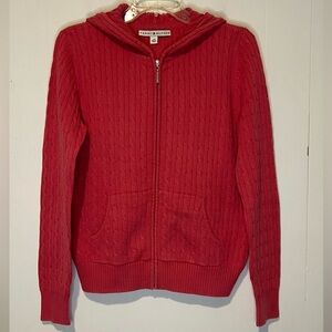 Tommy Hilfiger Coral Hooded Sweater Cable Knit K